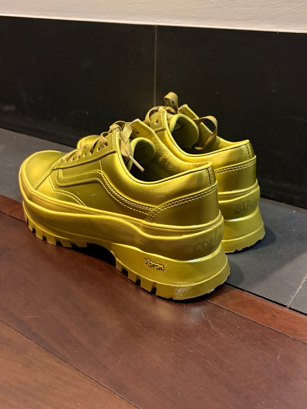 VANS x Collina Strada metallic Old Skool Vibram DX Sneakers - Picture 2 of 7